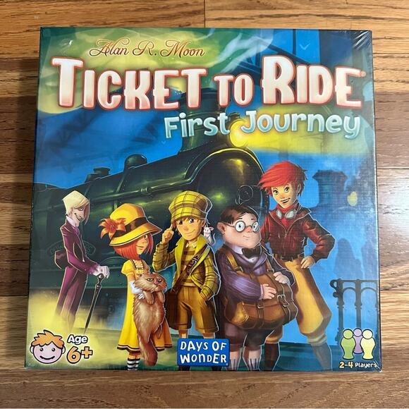 NEW!! Ticket to Ride First Journey Board Game - Ages 6+, Sealed!! - Picture 1 of 8